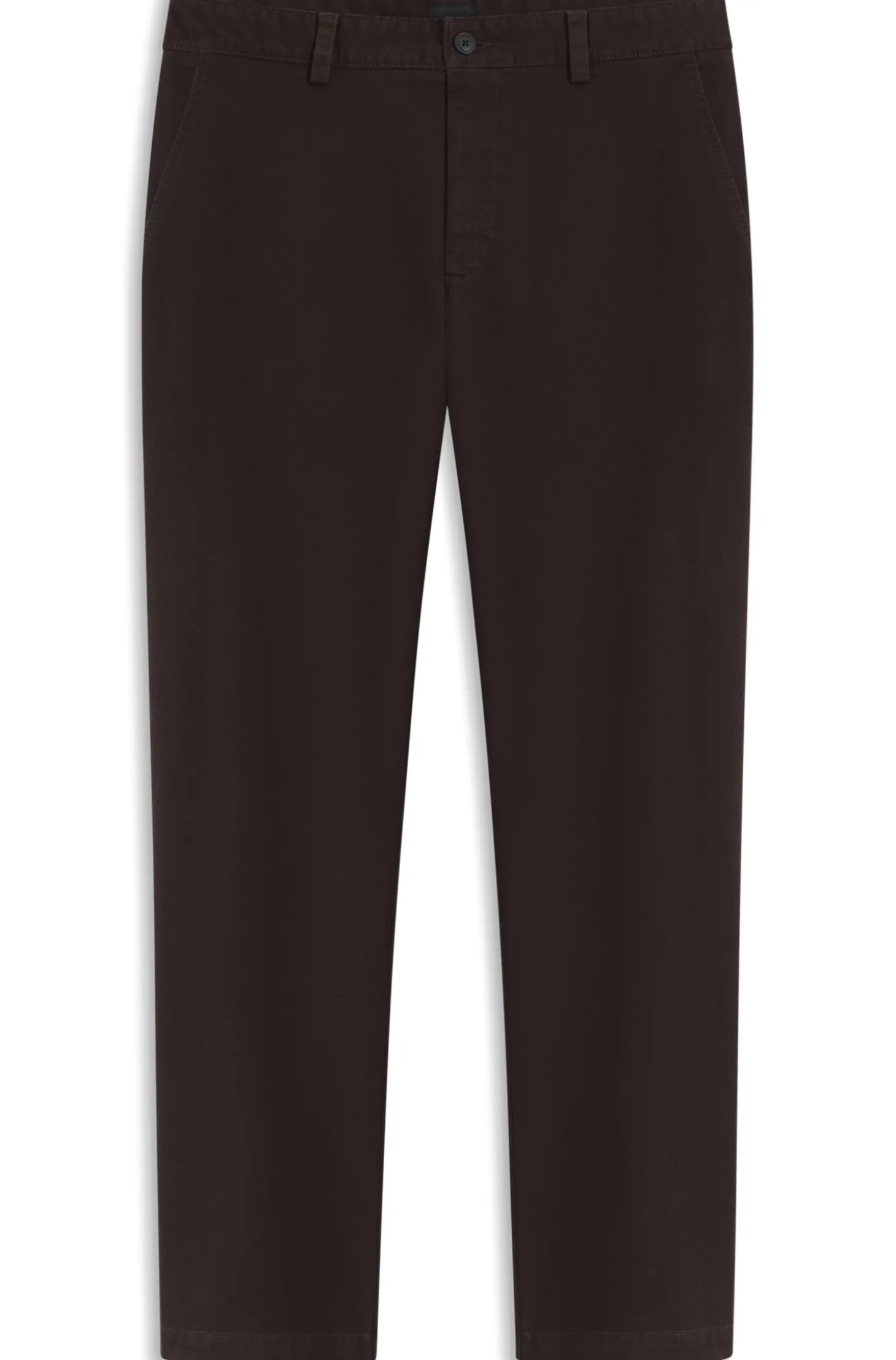 Chinos in structured stretch cotton
