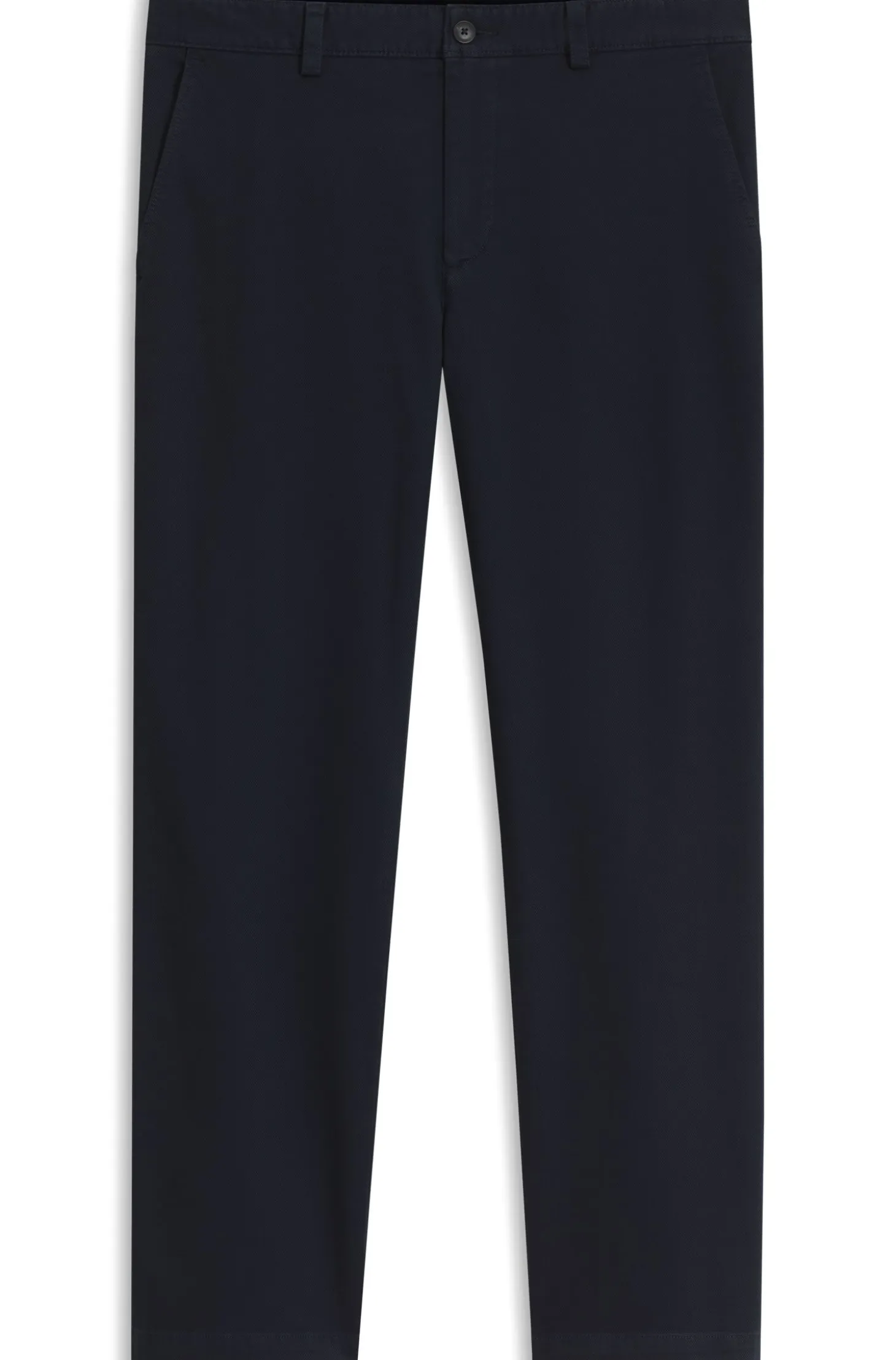 Chinos in structured stretch cotton