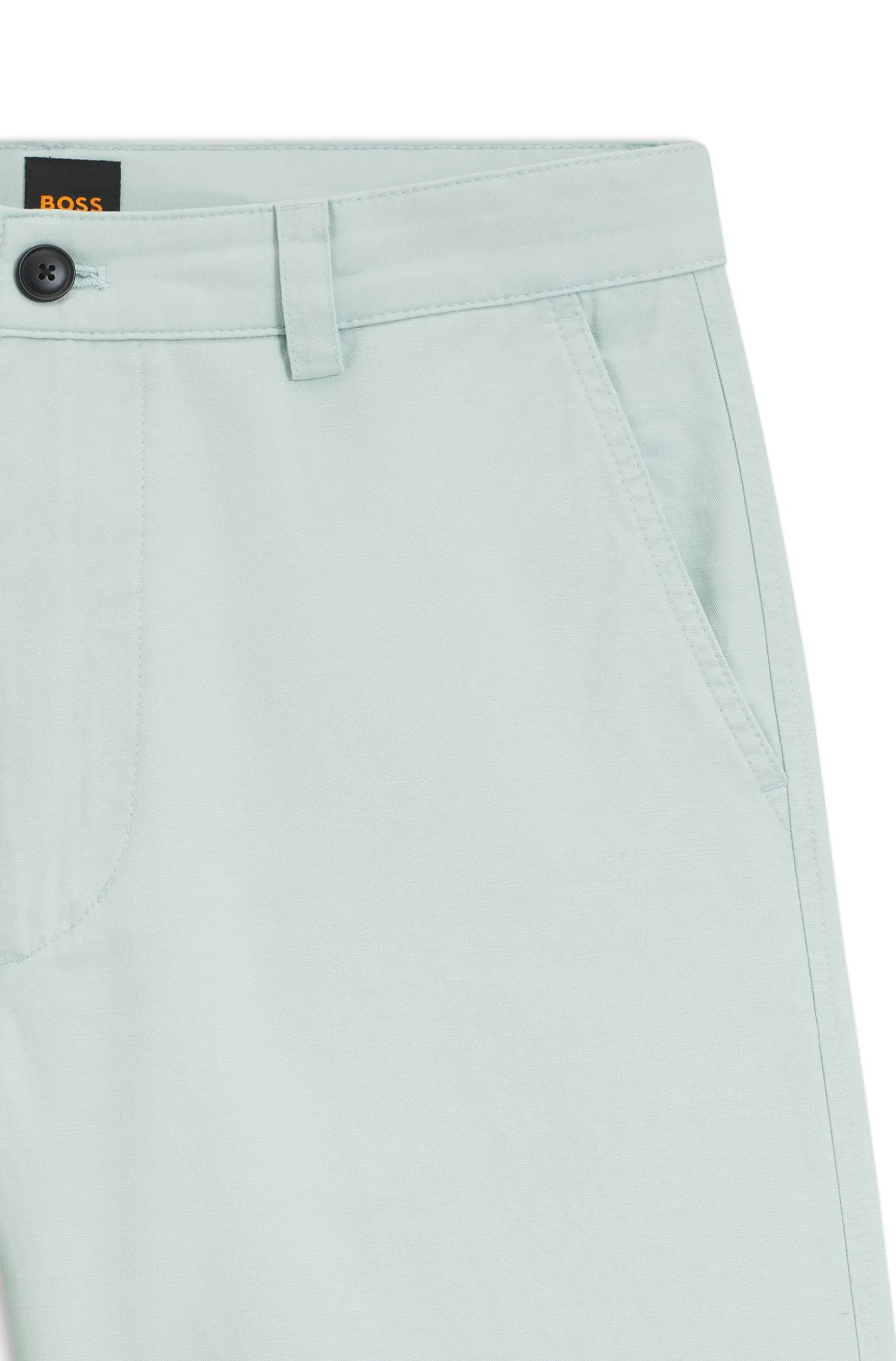 Chino-style shorts in cotton-rich twill