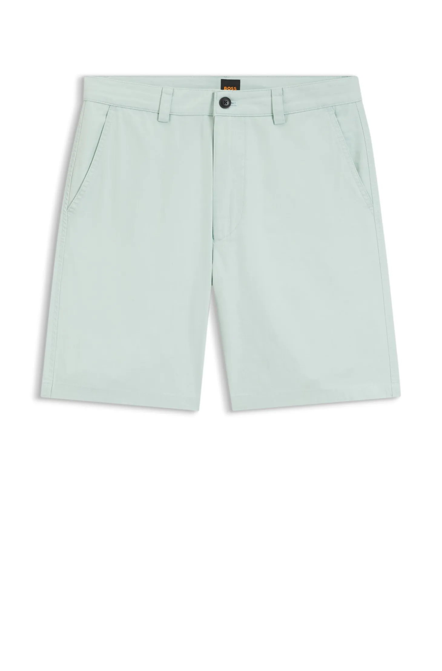 Chino-style shorts in cotton-rich twill