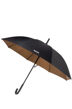 City umbrella with two-tone canopy