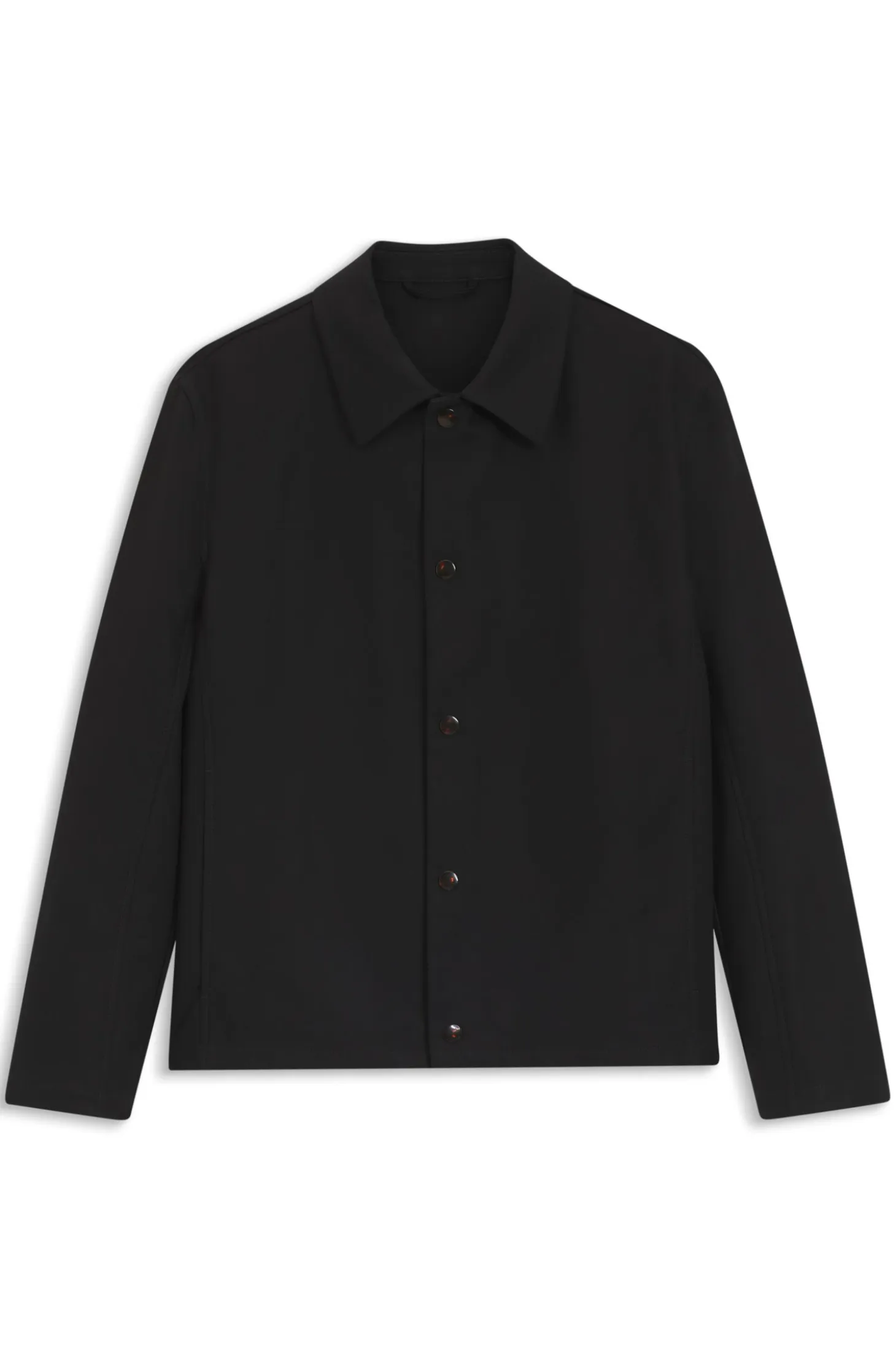 Coach jacket in double-faced cotton