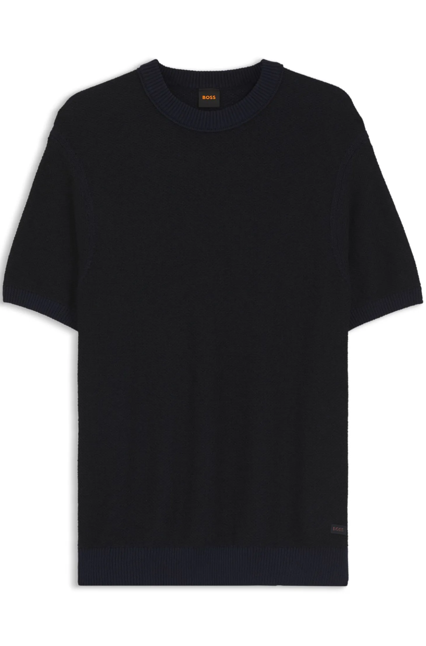Cotton-blend knit T-shirt
