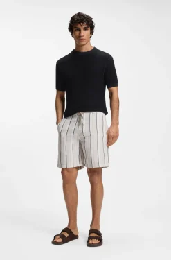 Cotton-blend knit T-shirt