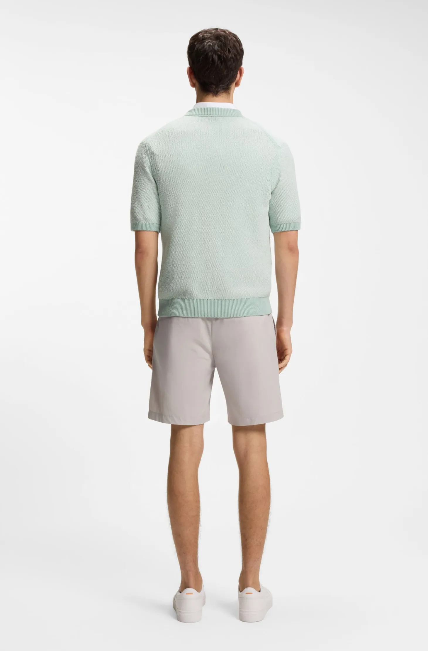 Cotton-blend knit T-shirt