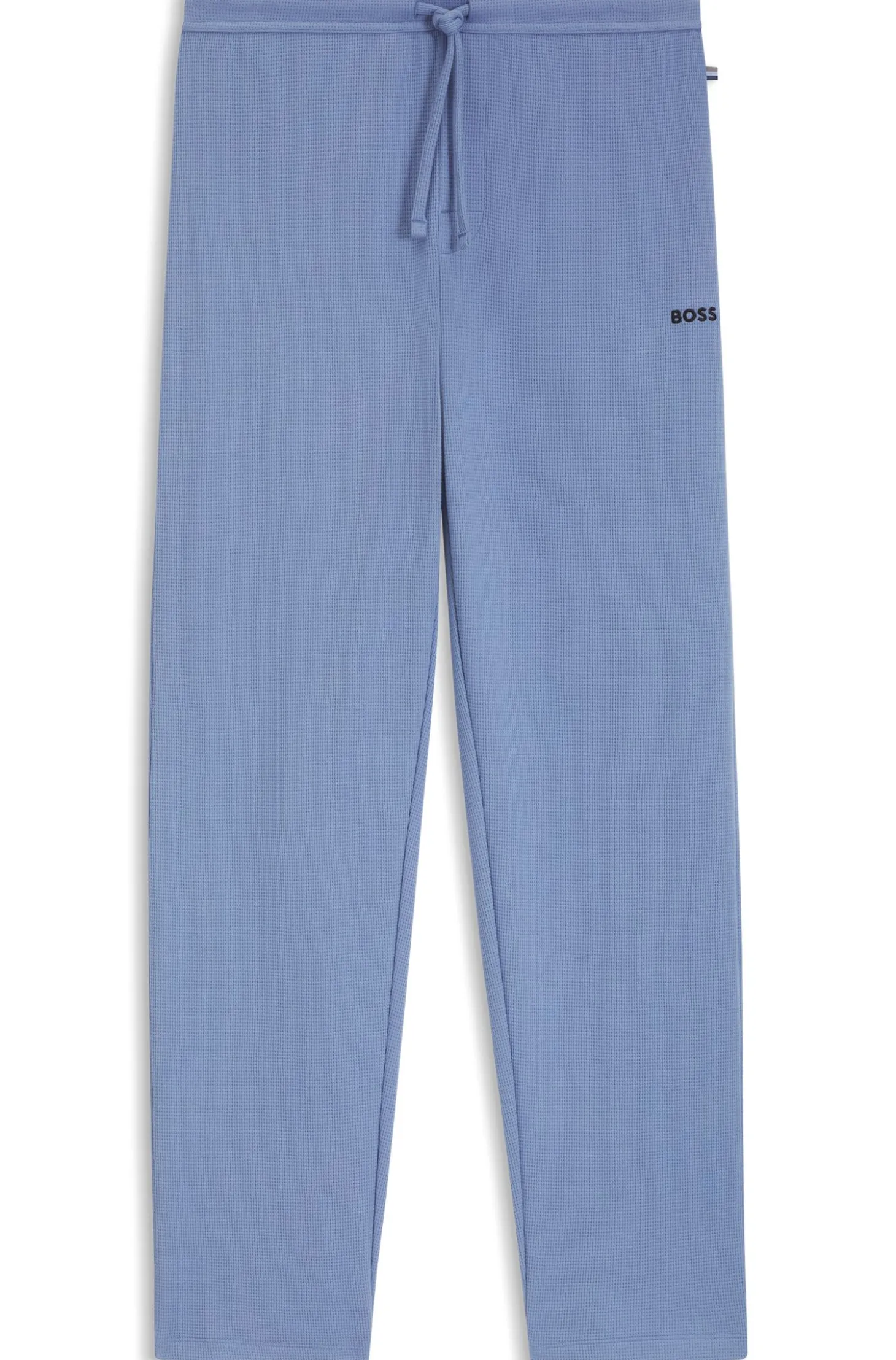 Cotton-blend pyjama bottoms with embroidered logo