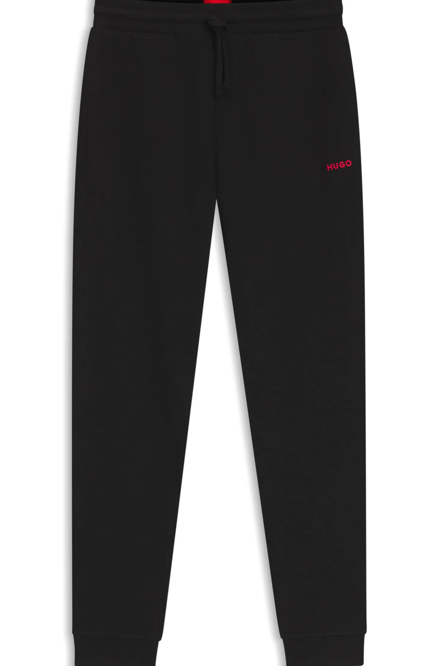 Cotton-blend pyjama bottoms with embroidered logo