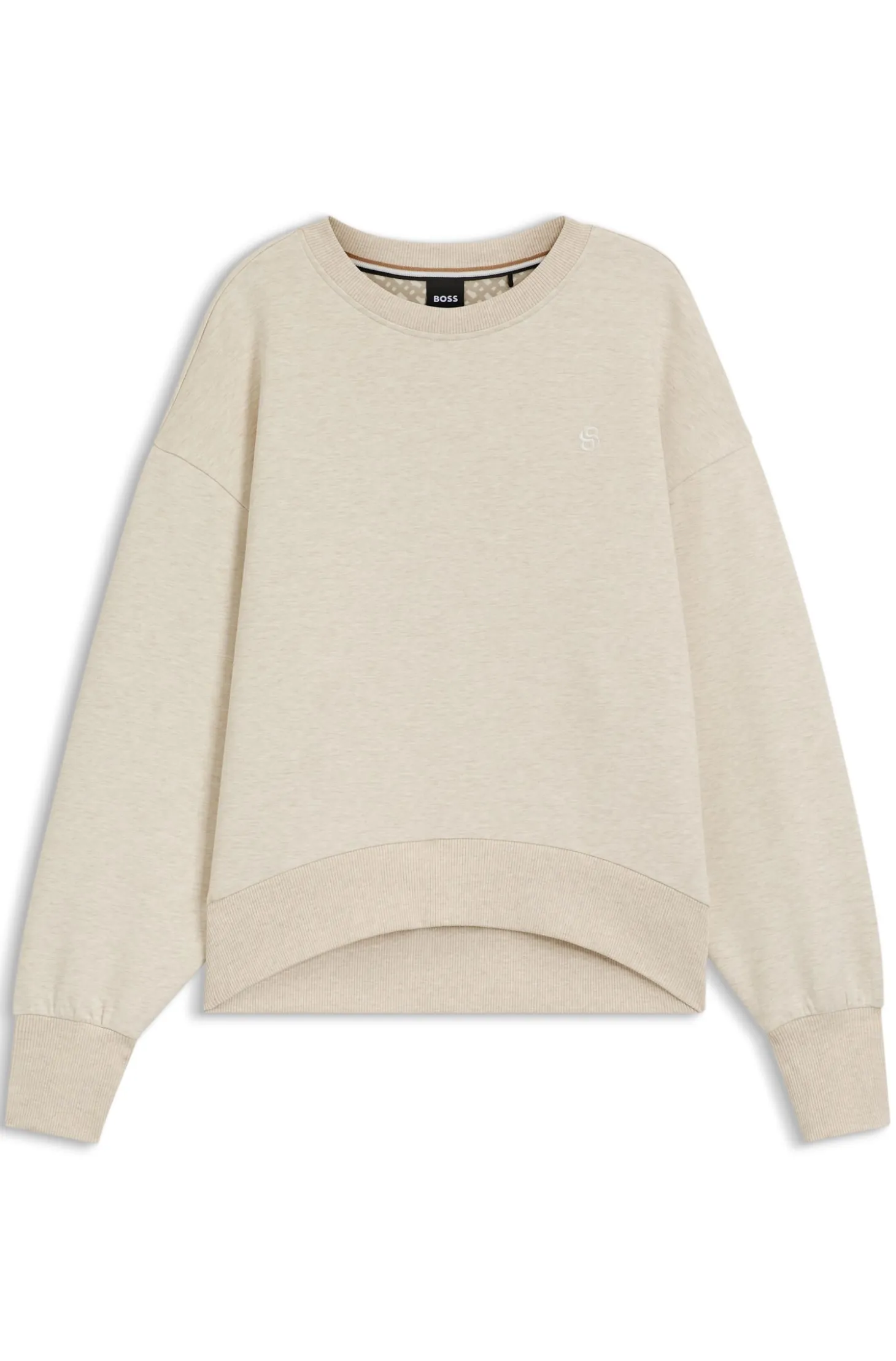 Cotton-blend sweatshirt with Double B monogram