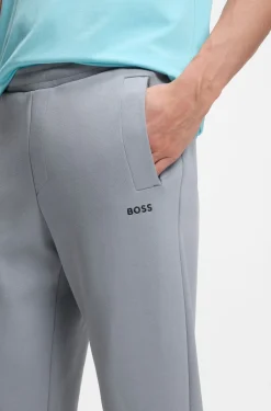 Cotton-blend tracksuit bottoms with embroidered logo
