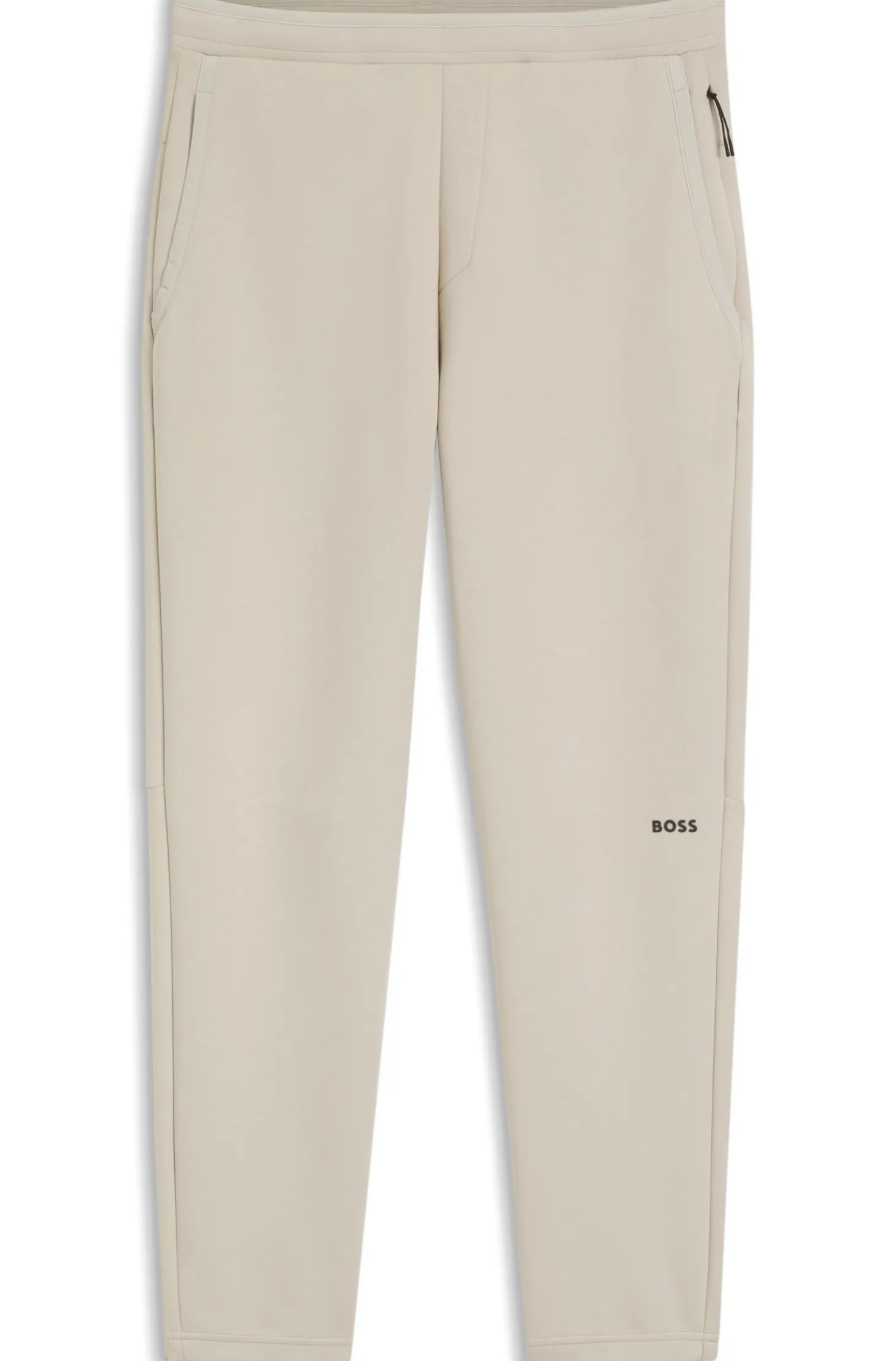Cotton-blend tracksuit bottoms with reflective graphic