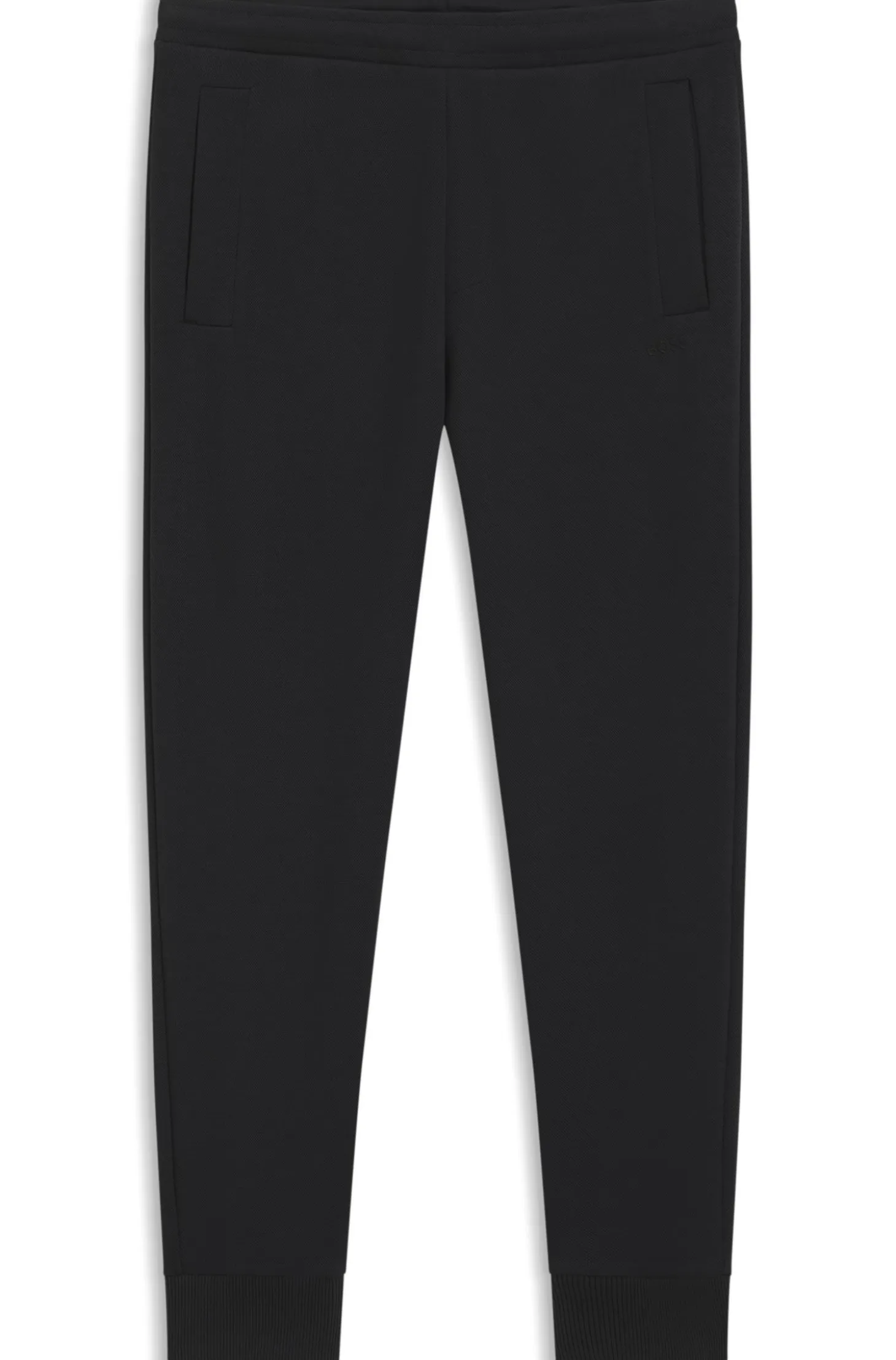 Cotton-blend tracksuit bottoms with embroidered logo