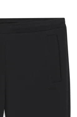Cotton-blend tracksuit bottoms with embroidered logo