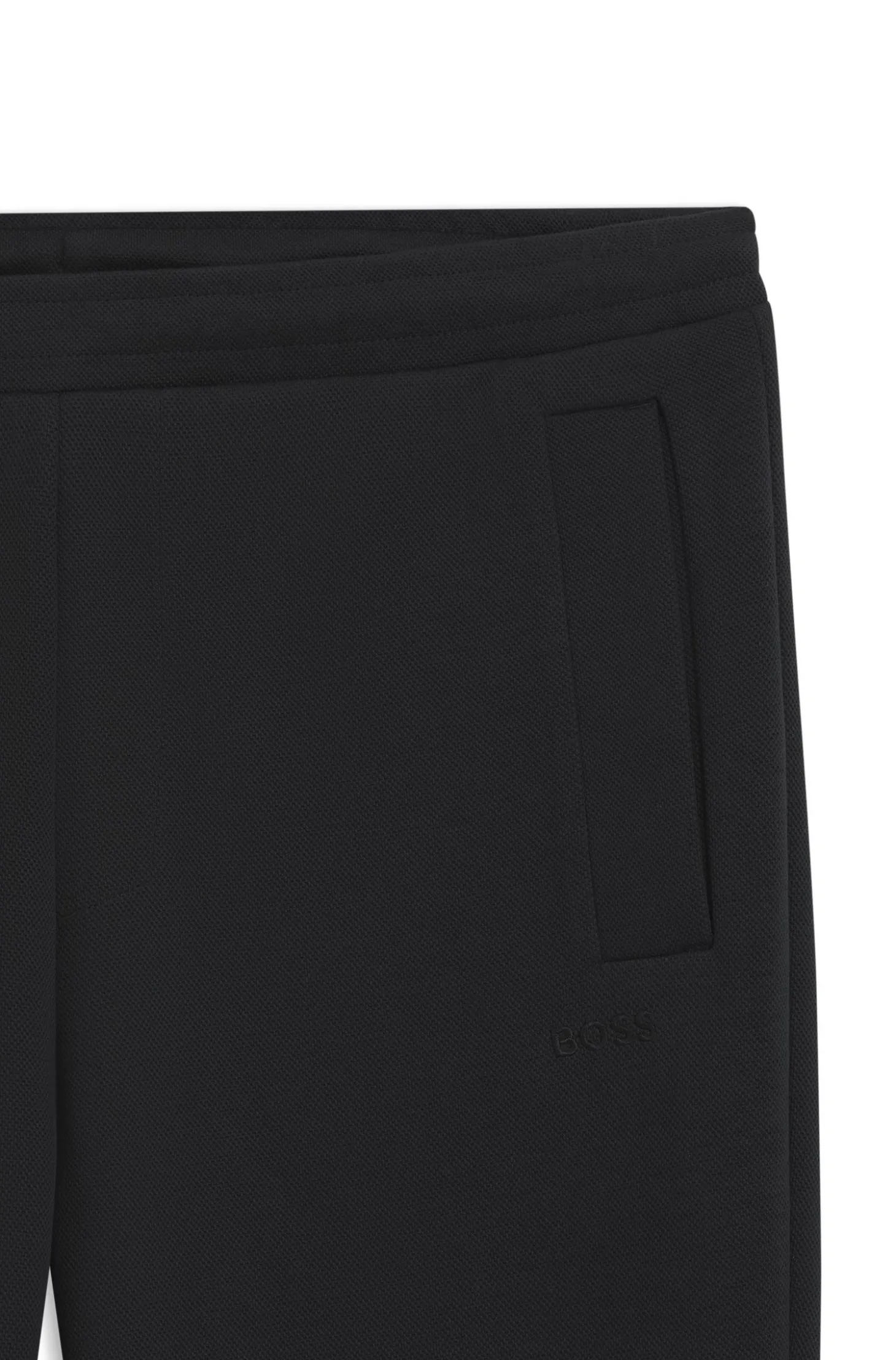Cotton-blend tracksuit bottoms with embroidered logo