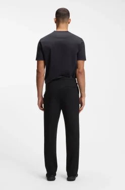 Cotton-blend tracksuit bottoms with pintuck pleats