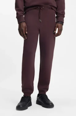 Cotton-blend tracksuit bottoms with stacked logo