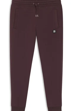Cotton-blend tracksuit bottoms with stacked logo
