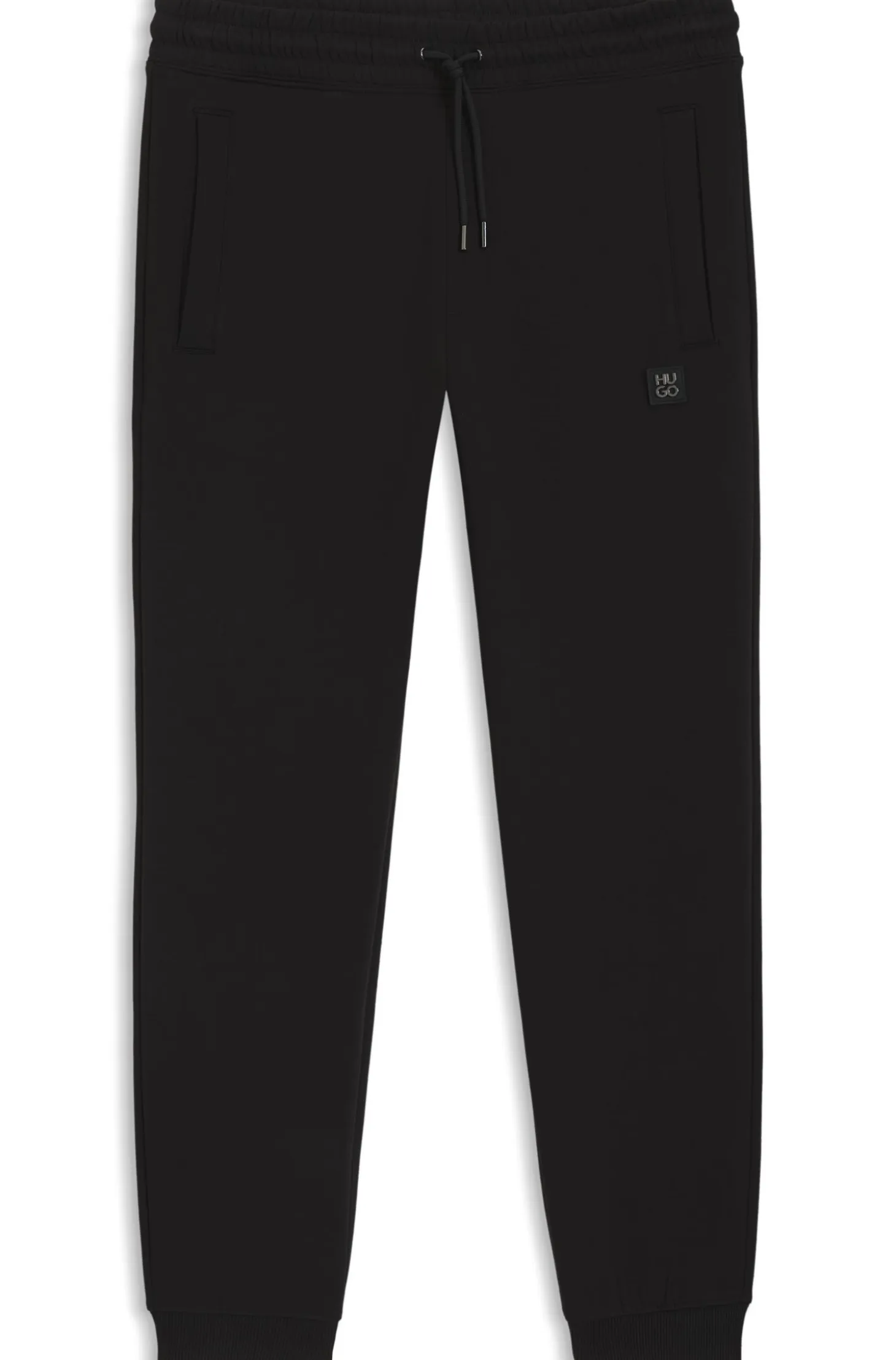 Cotton-blend tracksuit bottoms with stacked logo