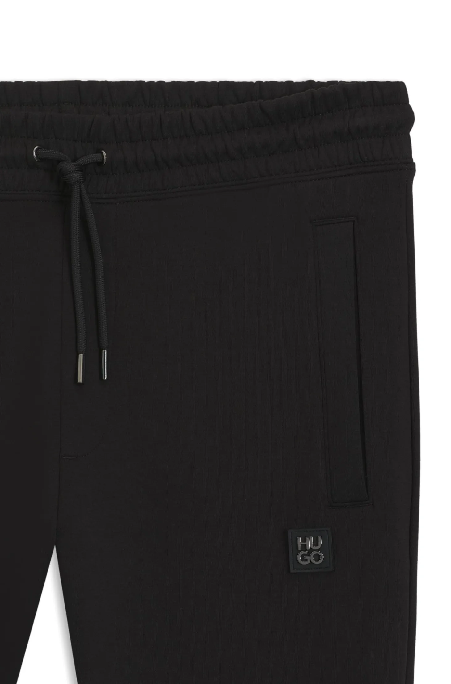 Cotton-blend tracksuit bottoms with stacked logo