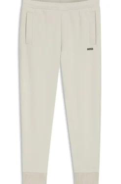 Cotton-blend tracksuit bottoms with embroidered logo