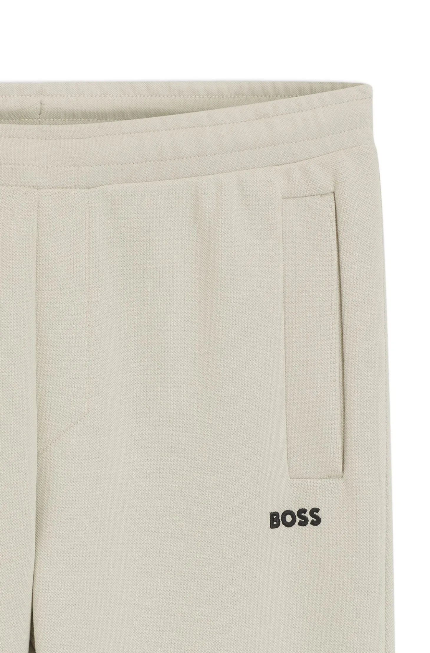 Cotton-blend tracksuit bottoms with embroidered logo