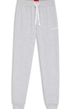 Cotton-blend tracksuit bottoms with logo details