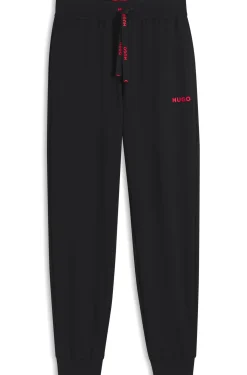 Cotton-blend tracksuit bottoms with logo details