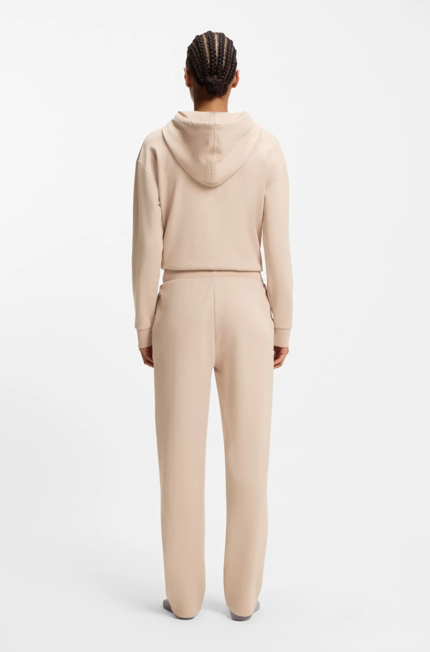 Cotton-blend tracksuit bottoms with Double B monogram