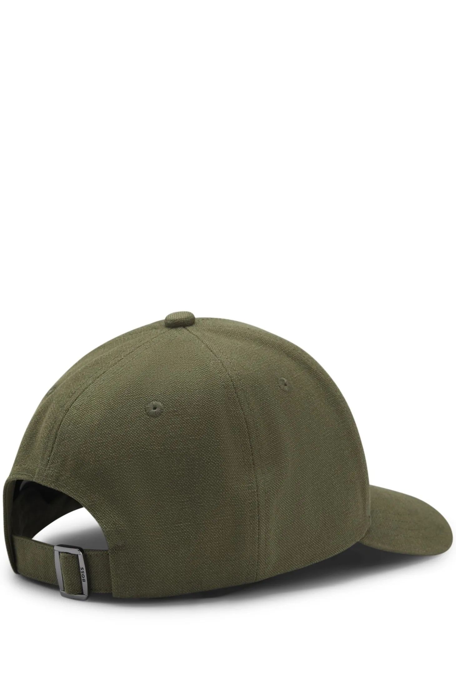 Cotton-canvas cap with Double B monogram badge