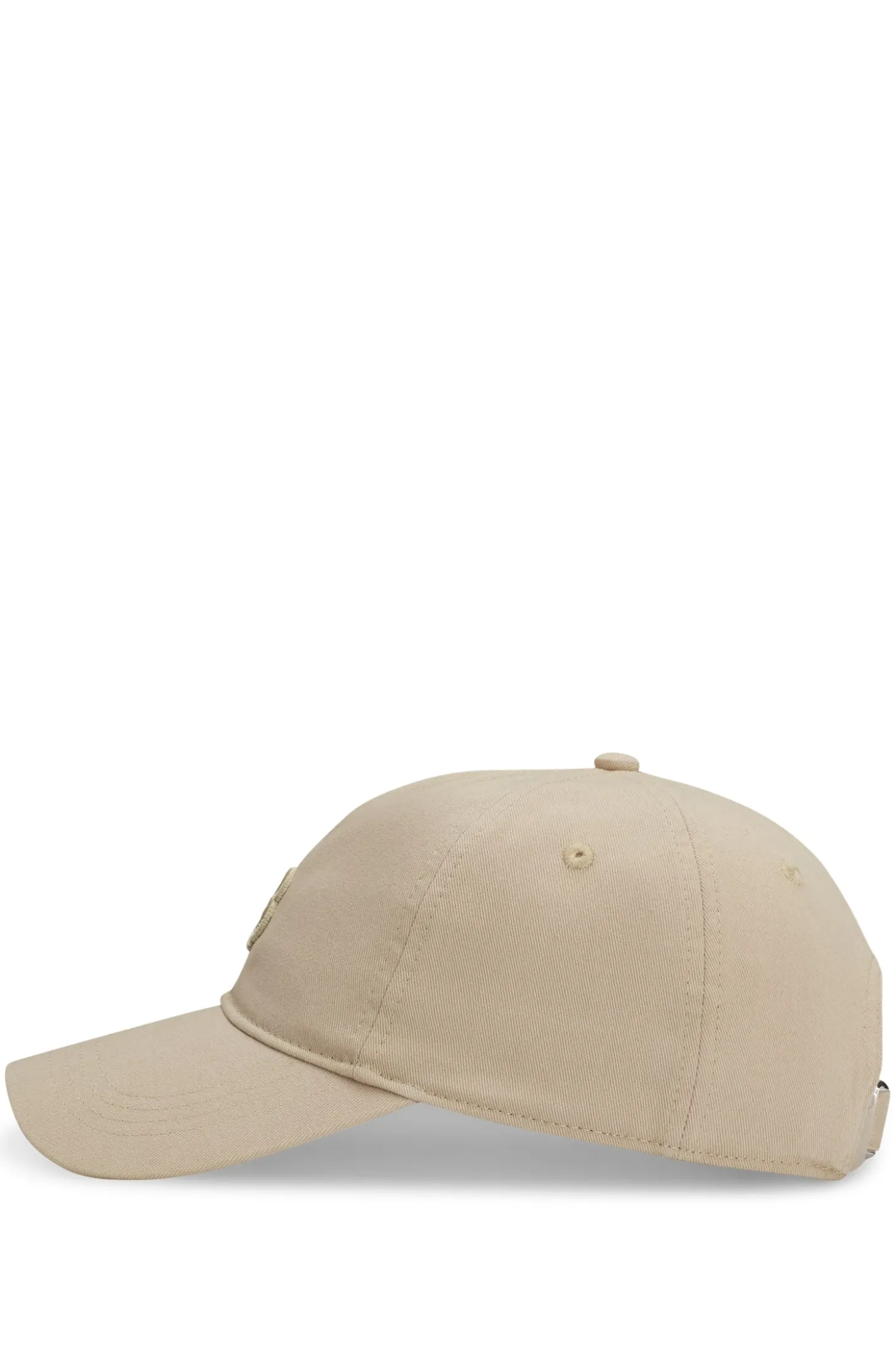 Cotton cap with embroidered Double B monogram