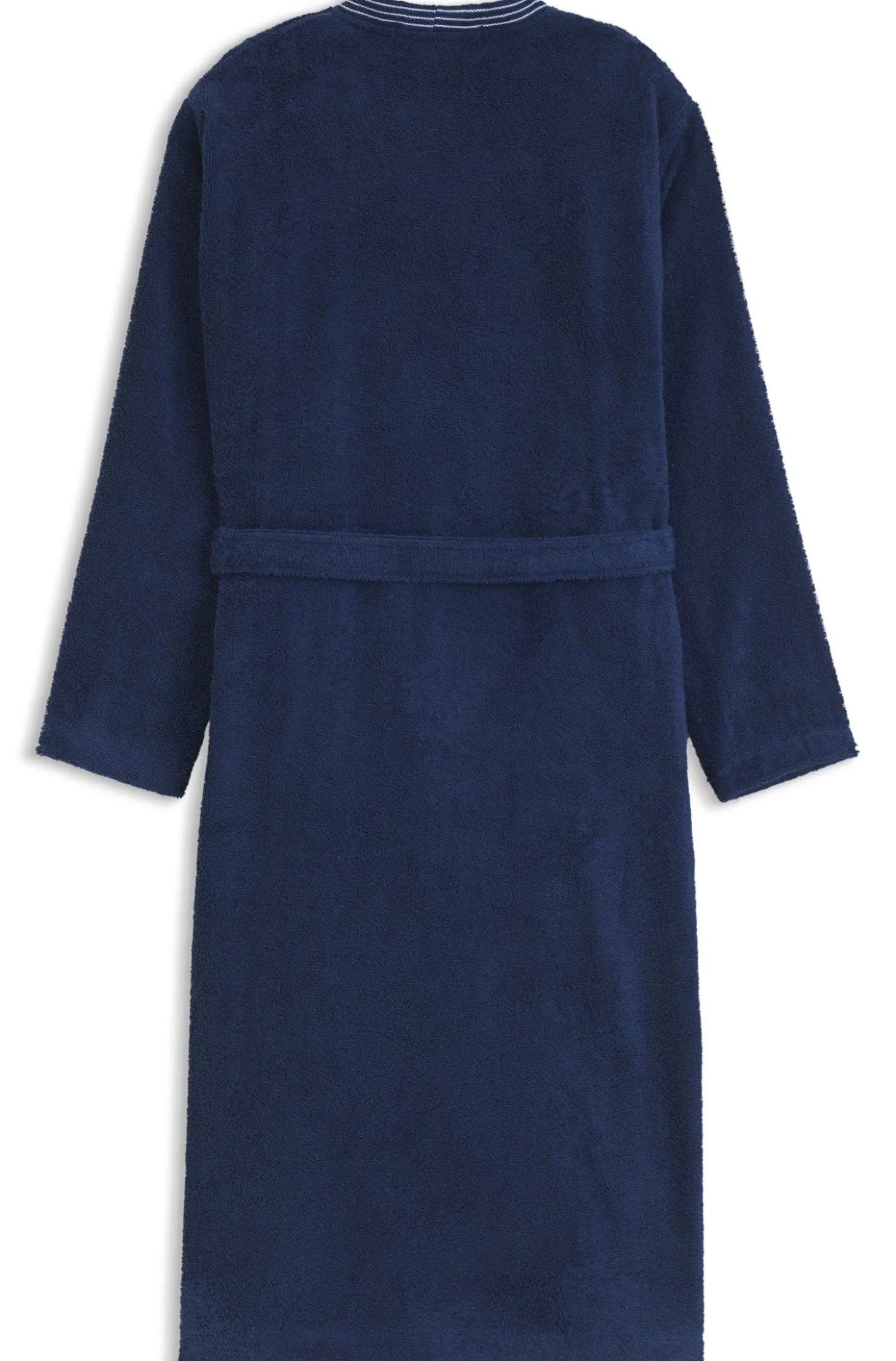 Cotton dressing gown with embroidered logo