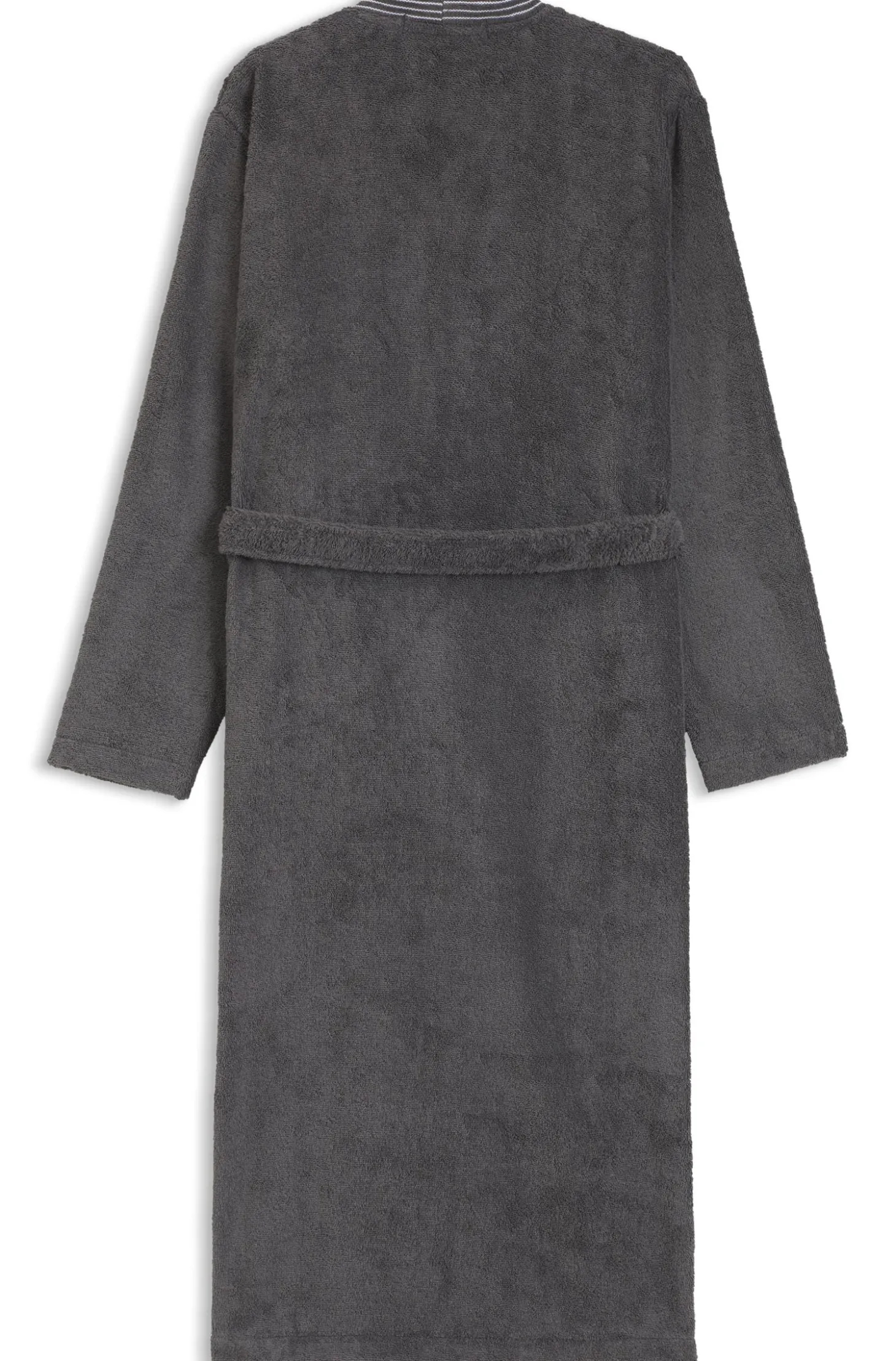 Cotton dressing gown with embroidered logo