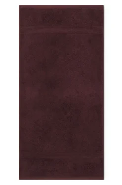 Cotton hand towel with embroidered logo