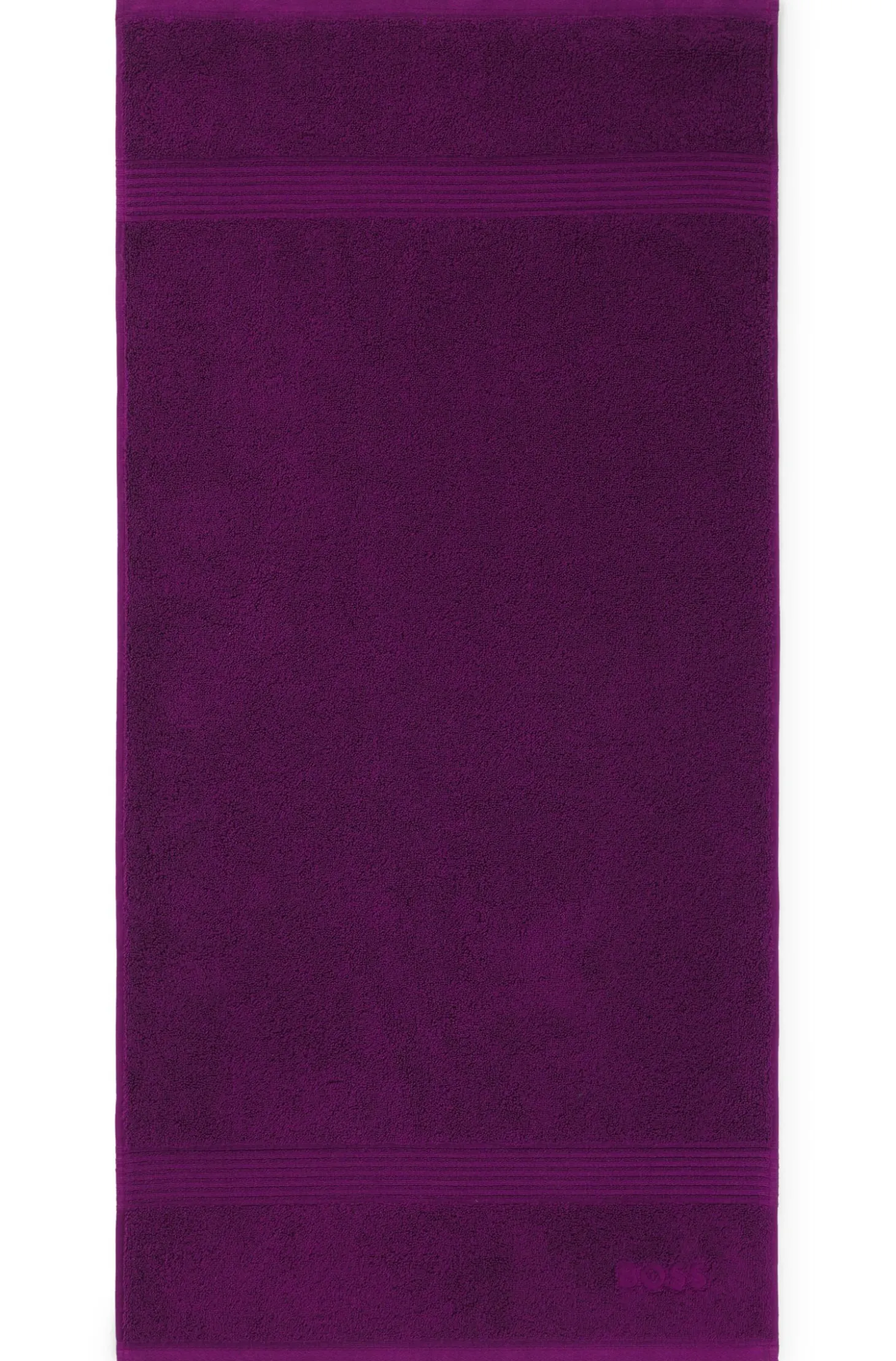 Cotton hand towel with embroidered logo