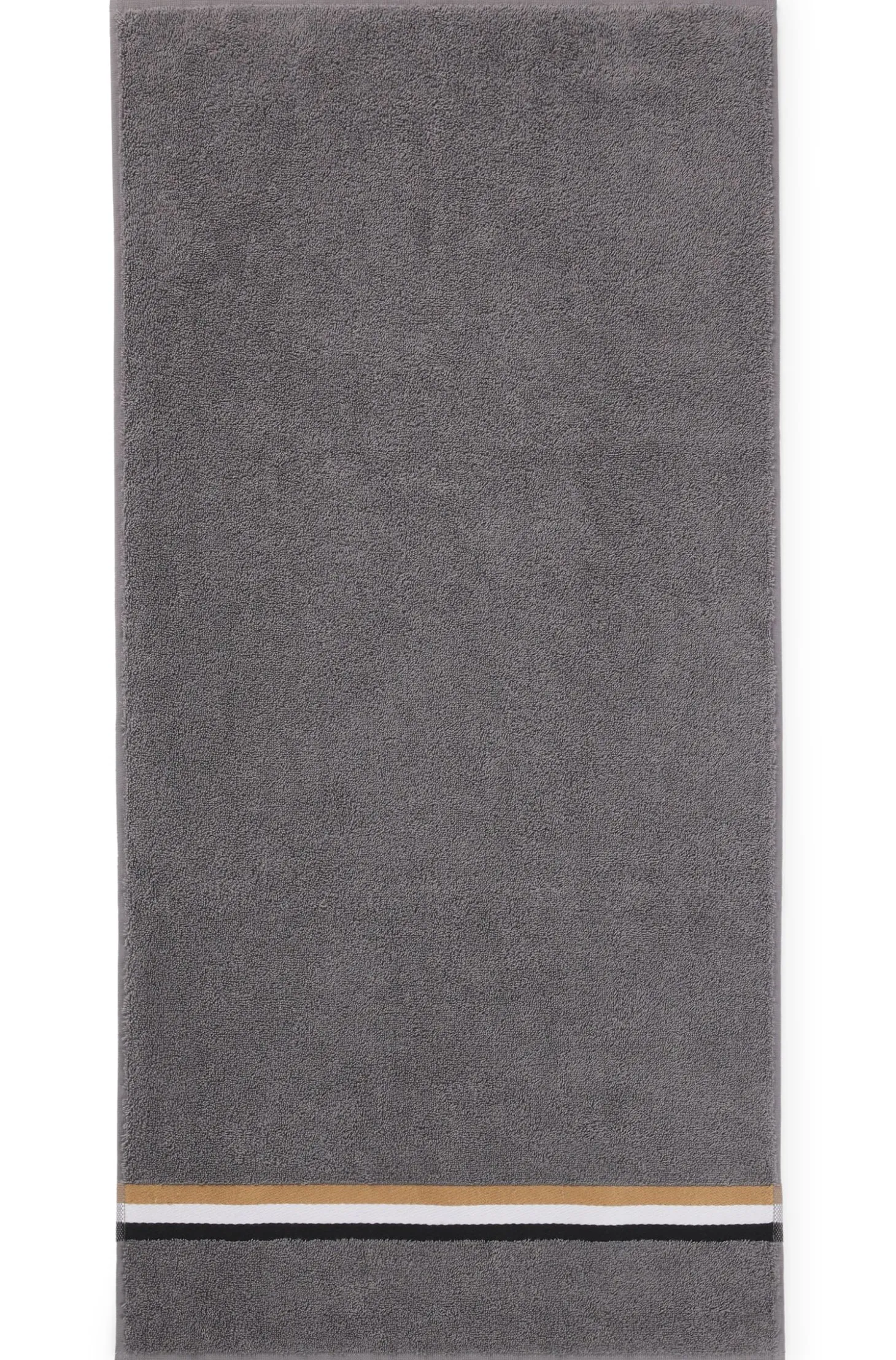 Cotton hand towel with signature stripe