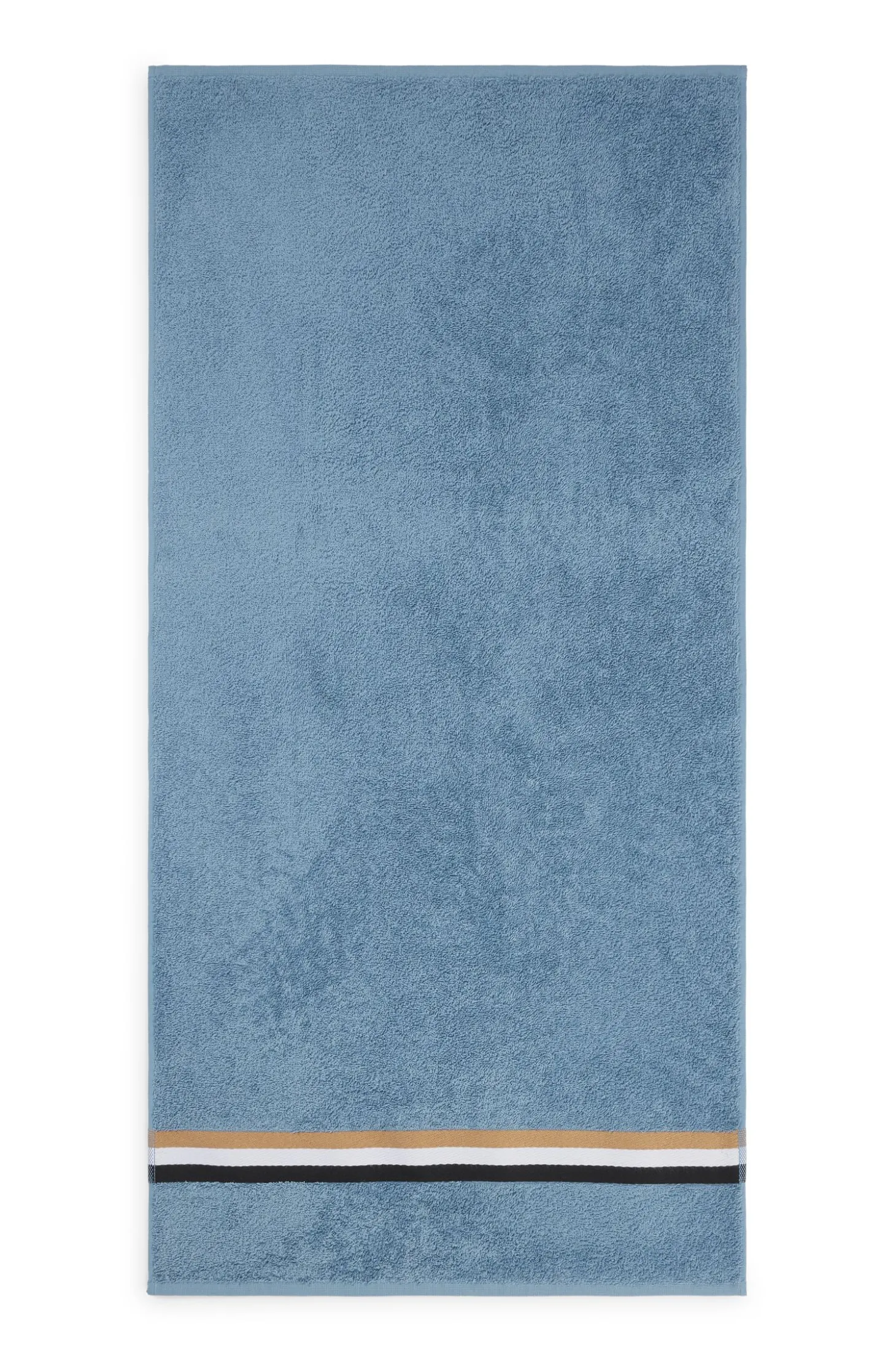 Cotton hand towel with signature stripe