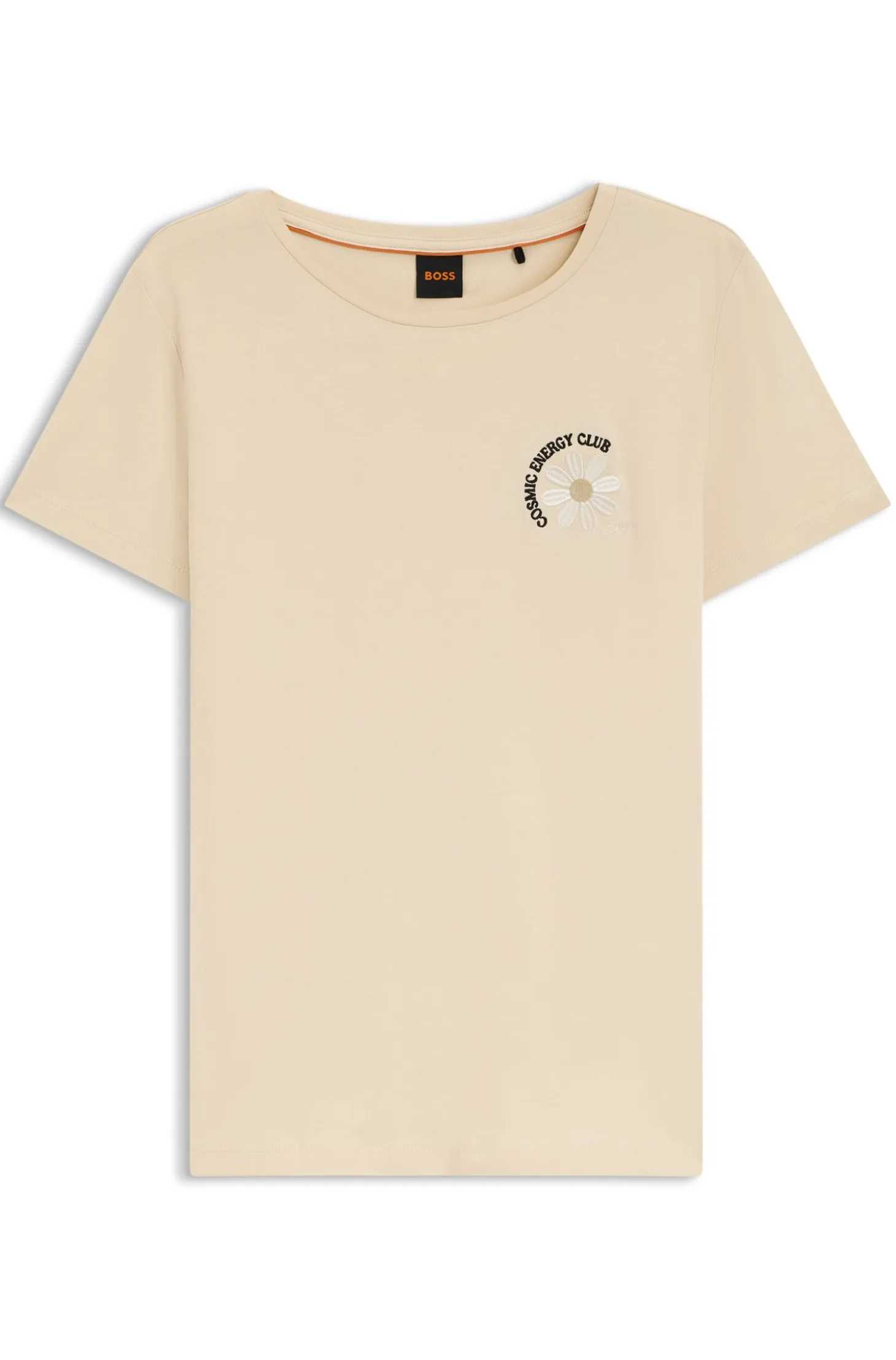 Cotton-jersey slim-fit T-shirt with printed artwork
