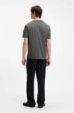 Cotton-jersey T-shirt with biker-inspired artwork