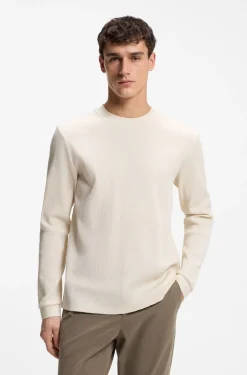 Cotton-jersey T-shirt with crew neck