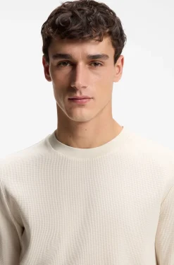 Cotton-jersey T-shirt with crew neck