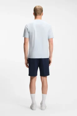 Cotton-jersey T-shirt with golf-inspired logo