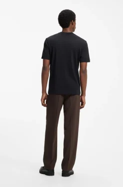 Cotton-jersey T-shirt with graphic print