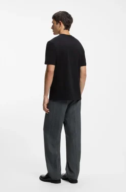 Cotton-jersey T-shirt with graphic print