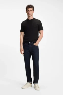 Cotton-jersey T-shirt with logo detail