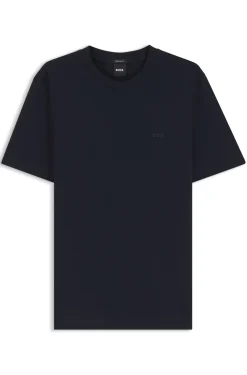 Cotton-jersey T-shirt with logo detail