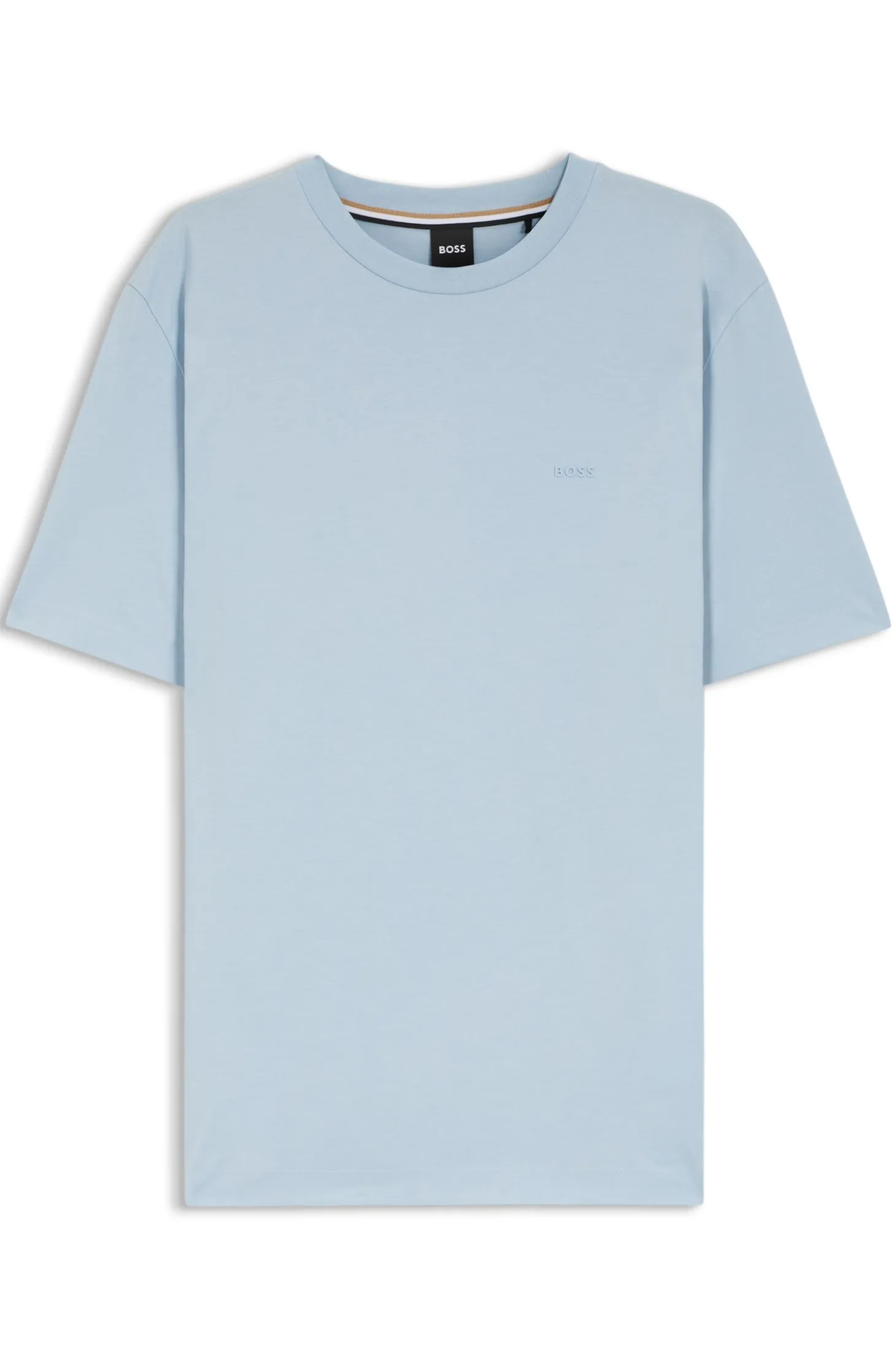 Cotton-jersey T-shirt with logo detail