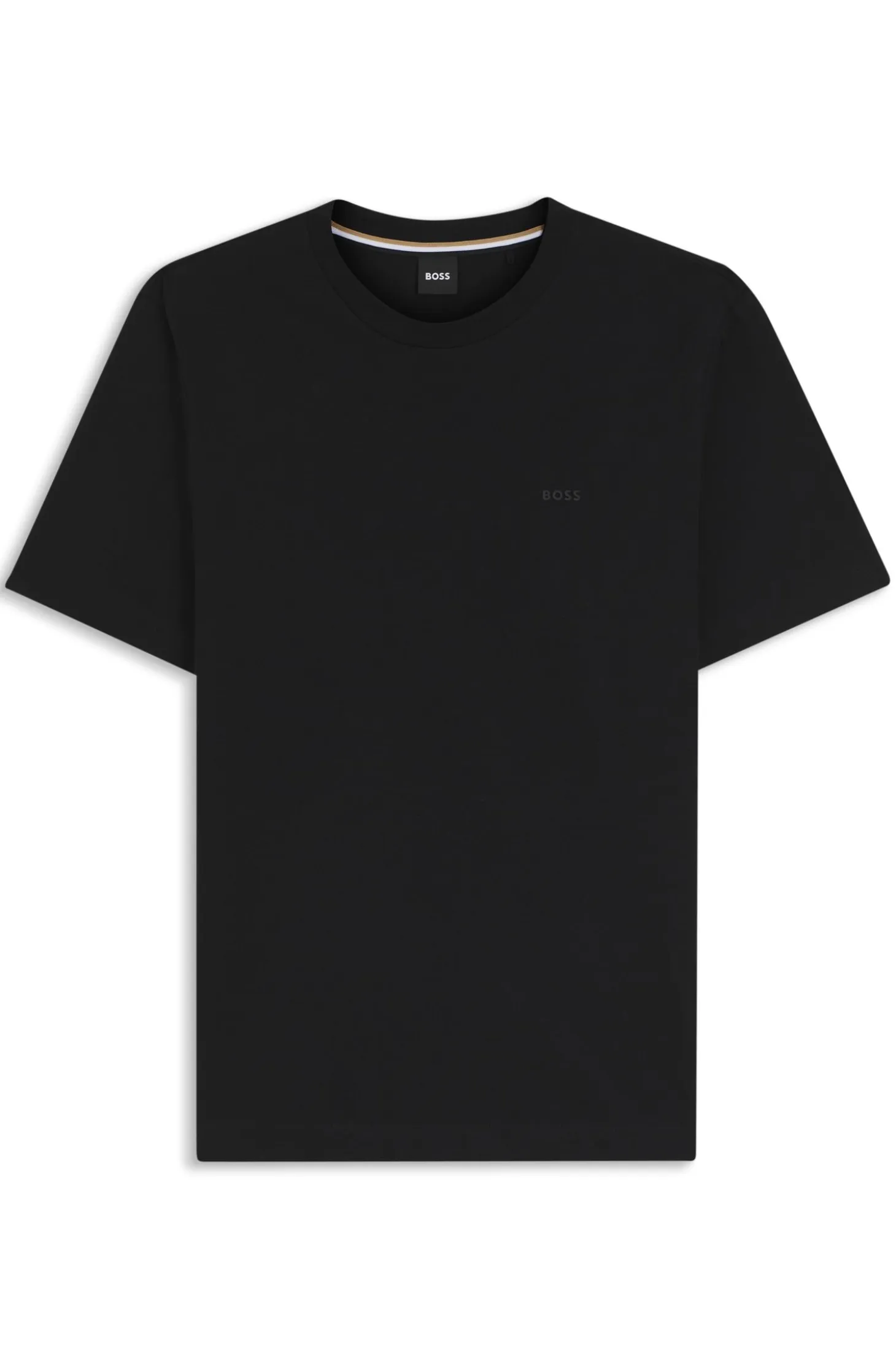Cotton-jersey T-shirt with logo detail