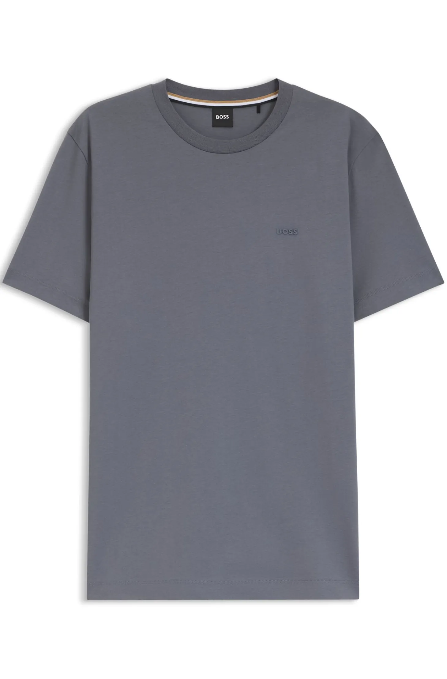 Cotton-jersey T-shirt with logo detail