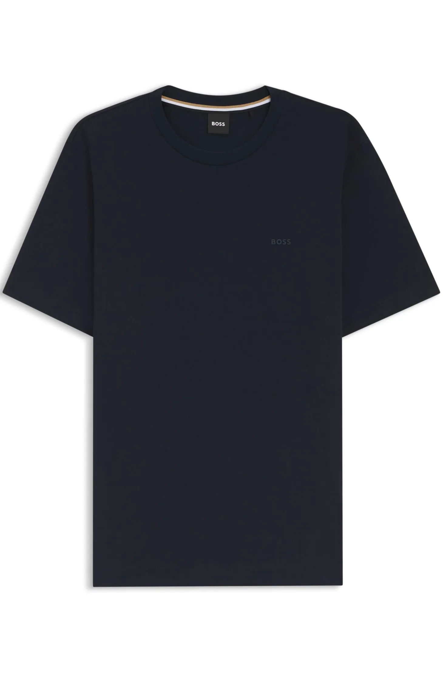 Cotton-jersey T-shirt with logo detail