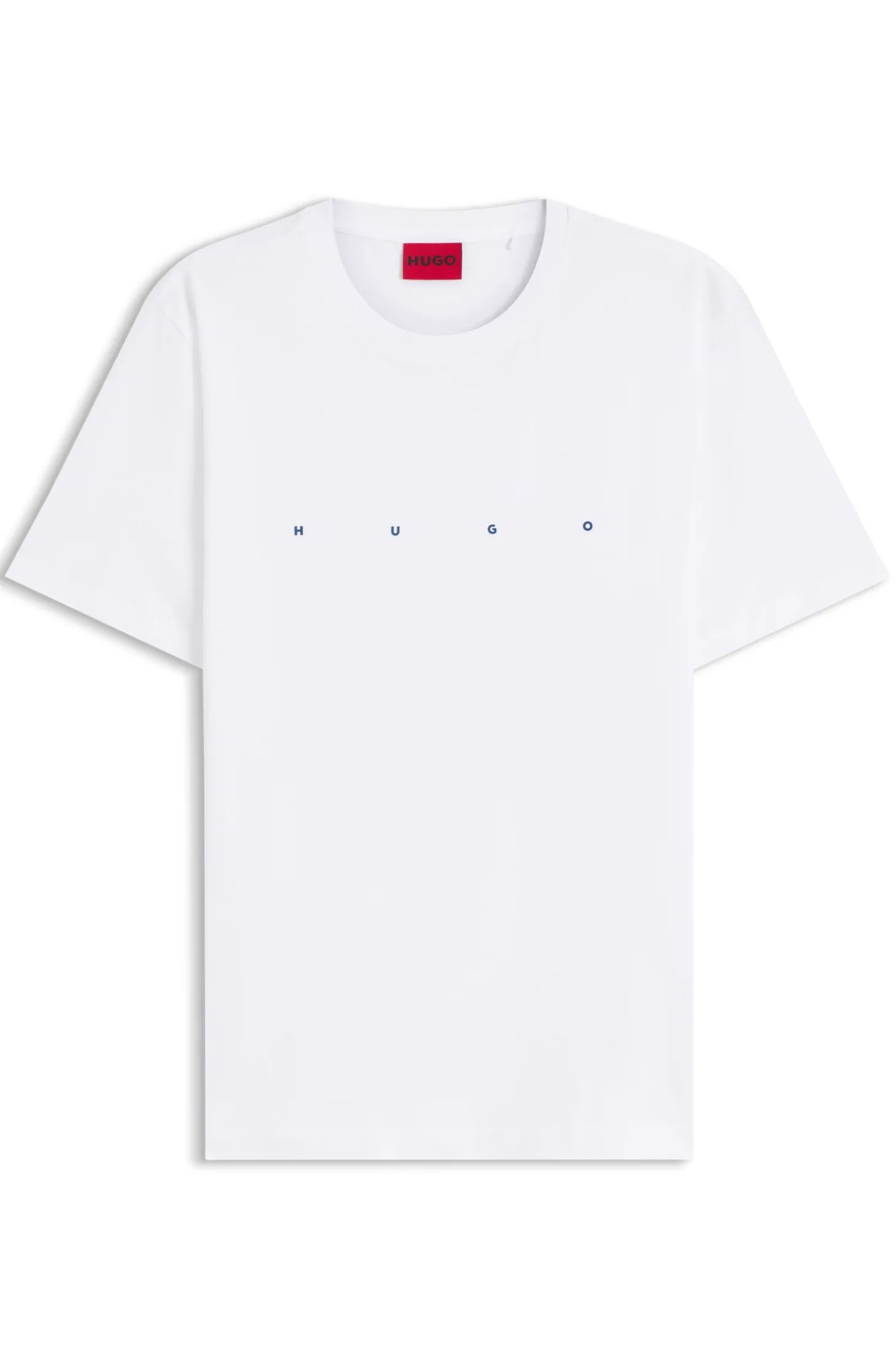 Cotton-jersey T-shirt with logo detail