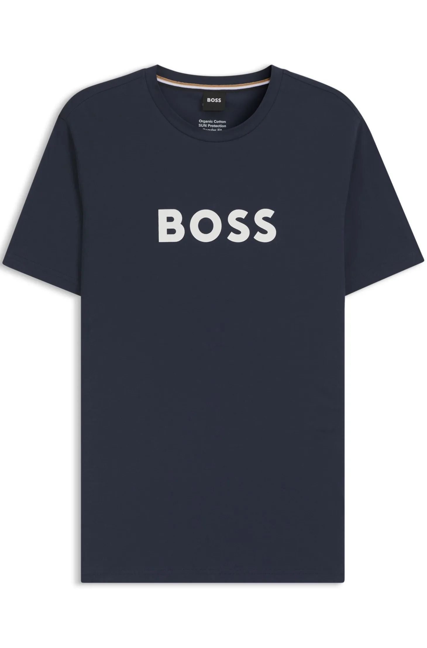 Cotton-jersey T-shirt with logo print